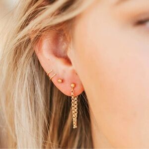 Hello Adorn Tiny Ball Gold Filled Studs